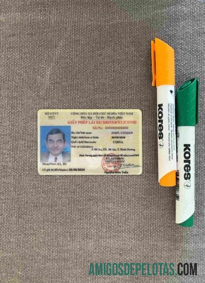 Vietnã DL fotovisual frontal amostra